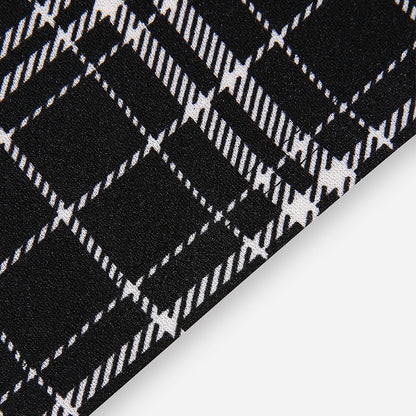 Plaid Slim Sling Dress European And American