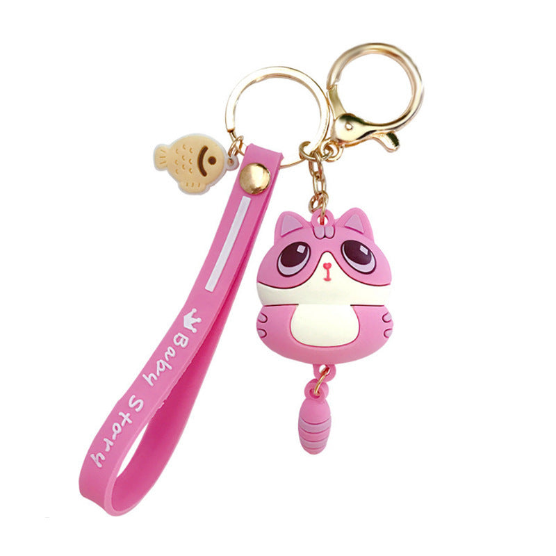 Doll Cute Little Cat Keychain Pendant