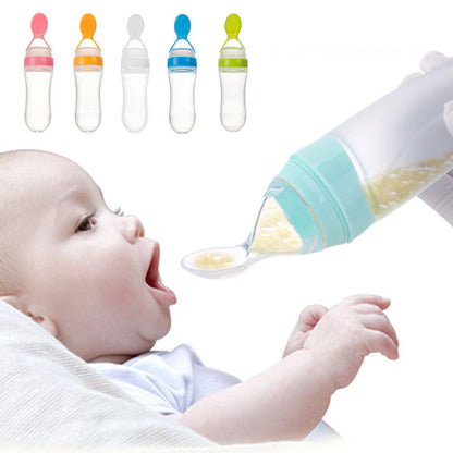 Safe Newborn Baby Feeding Bottle Toddler Silicone