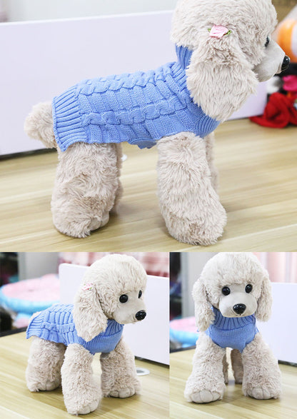 Cashmere Twisted Rope Sweater, Dog Clothes, Products