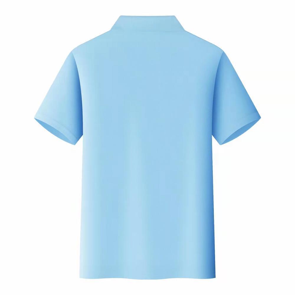 Men'S Solid Color Polo Collar T-Shirt Blank