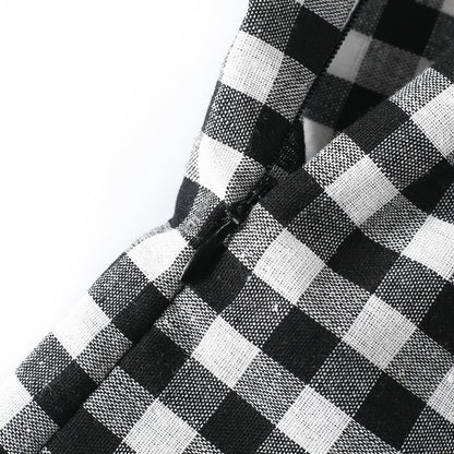 Women'S Plaid Sling Dress