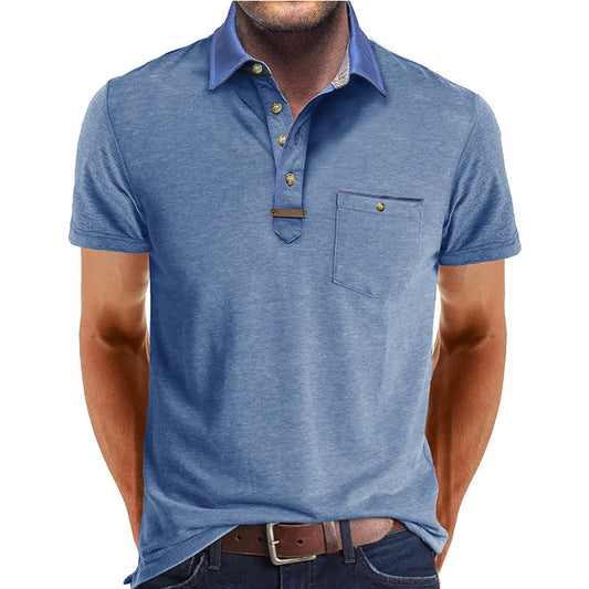 European And American Men'S Clothing Short Sleeve