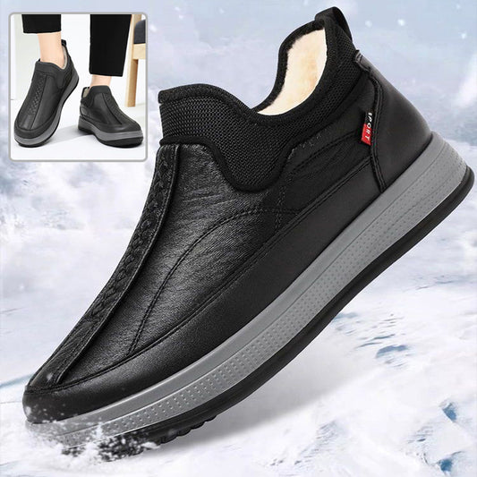 Warm Fleece Snow Boots Round-Toed Platform Ankle