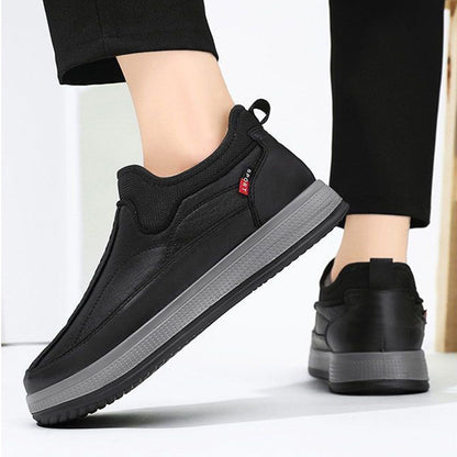 Warm Fleece Snow Boots Round-Toed Platform Ankle