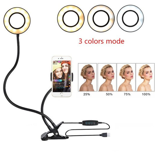 Led Selfie Ring Light For Live Adjustable