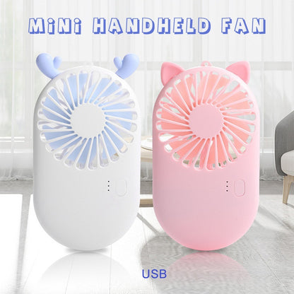 Summer 1Pc Cute Portable Mini Fan Handheld