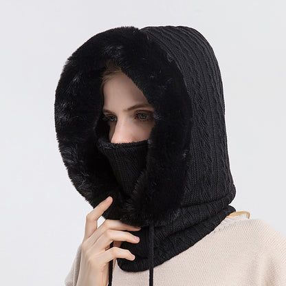Thick Hat With Scarf Knit Hats For