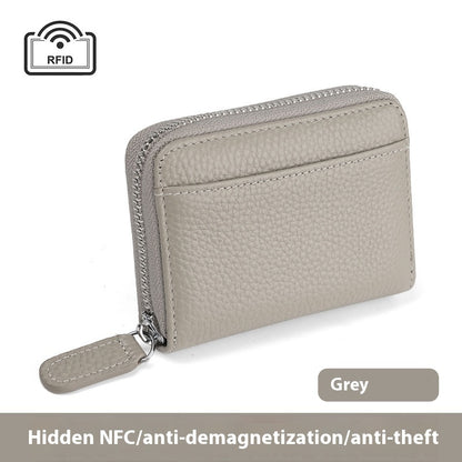 2024 Rfid Genuine Leather Card Wallet Purse