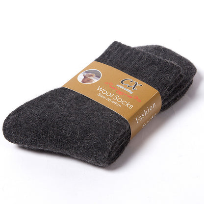 Men'S Thick Terry Thermal Socks Thick Rabbit