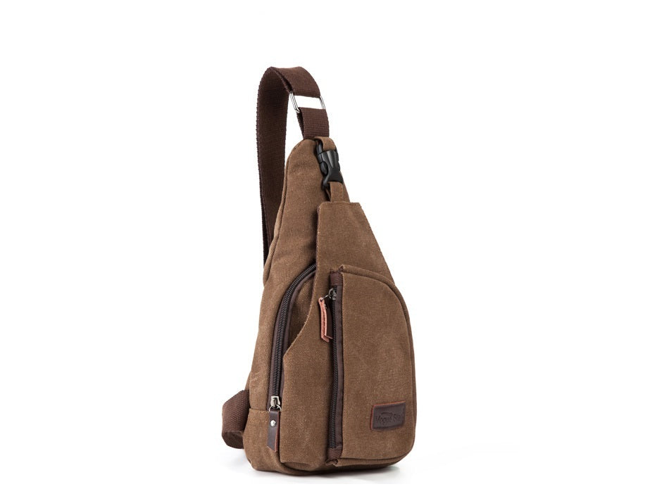 Chest Pack Canvas Crossbody Bags For Shoulder