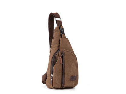 Chest Pack Canvas Crossbody Bags For Shoulder