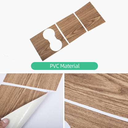 Central Control Film Wood Grain Sticker