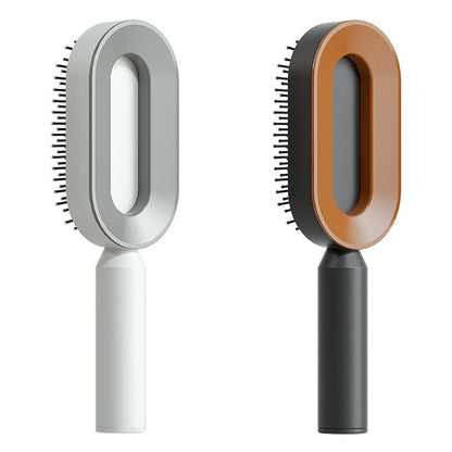 Self Cleaning Hair Brush For One-Key Cleaning