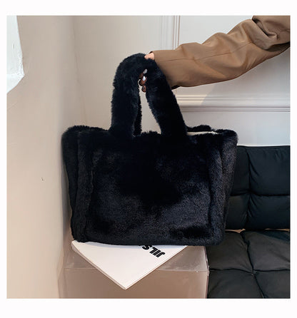 Bags Chain Plush Handbag Totes Shoulder Bag