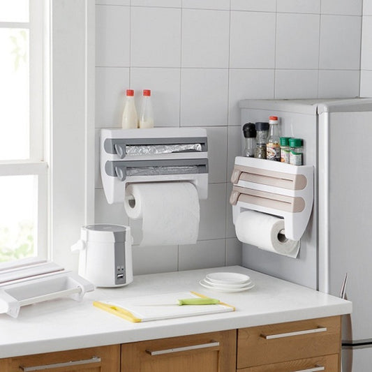 4-In-1 Kitchen Roll Holder Dispenser Kitchen Foil