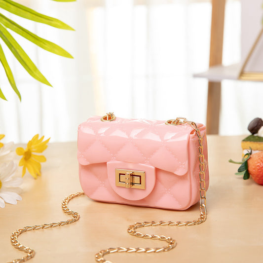 Candy-Colored Mini Shoulder Bags With Pearls Handbag
