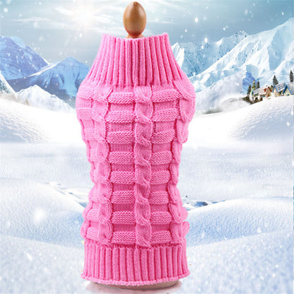 Cashmere Twisted Rope Sweater, Dog Clothes, Products