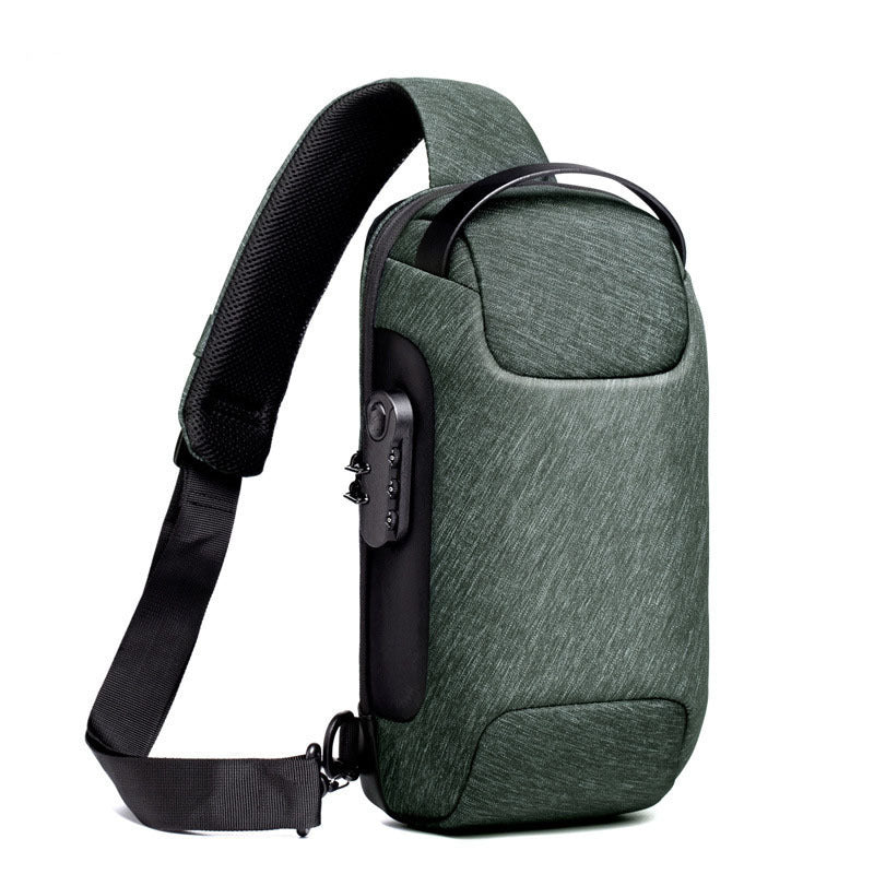 Sling Bag, Waterproof Men'S Chest Bag Shoulder