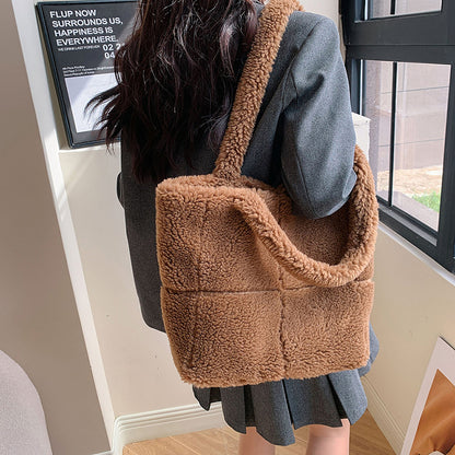 Women'S Designer Luxury Plush Bag Cute Tote