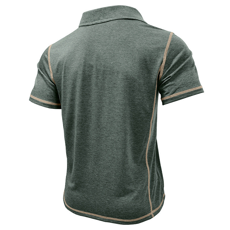 Personalized Short-Sleeved Lapel T-Shirt