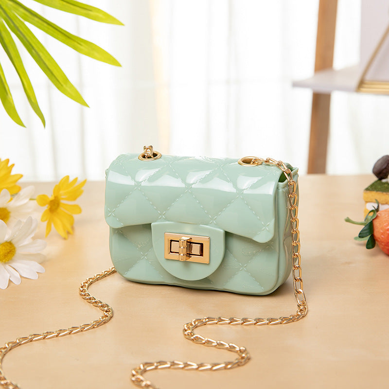 Candy-Colored Mini Shoulder Bags With Pearls Handbag