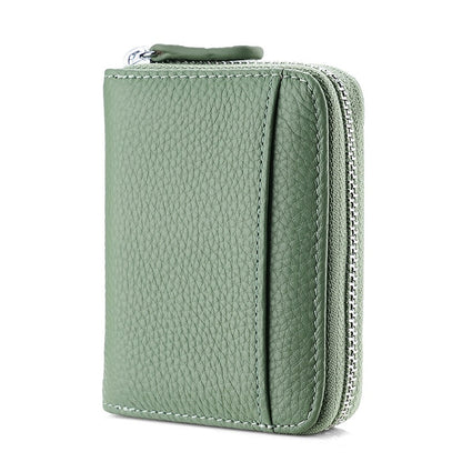 2024 Rfid Genuine Leather Card Wallet Purse