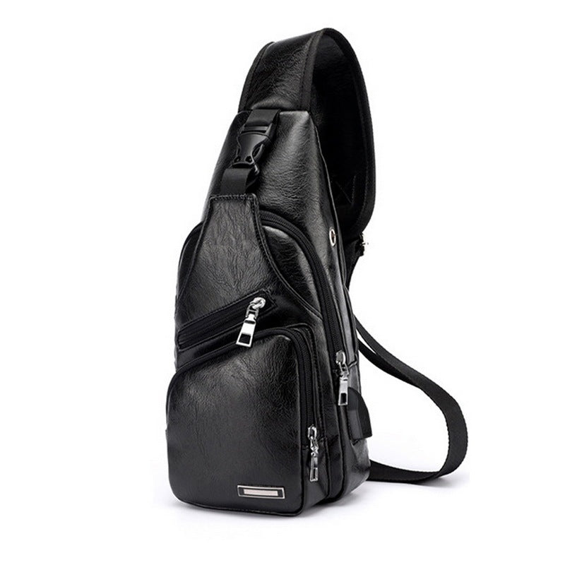 Usb Charging Bag Chest Bag For Custom