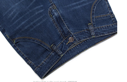 High Elastic Jeans Men'S Thin Elastic Leisure