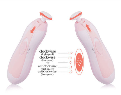 Anti-Scratch Multifunctional Baby Electric Nail Polisher