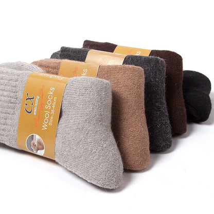 Men'S Thick Terry Thermal Socks Thick Rabbit
