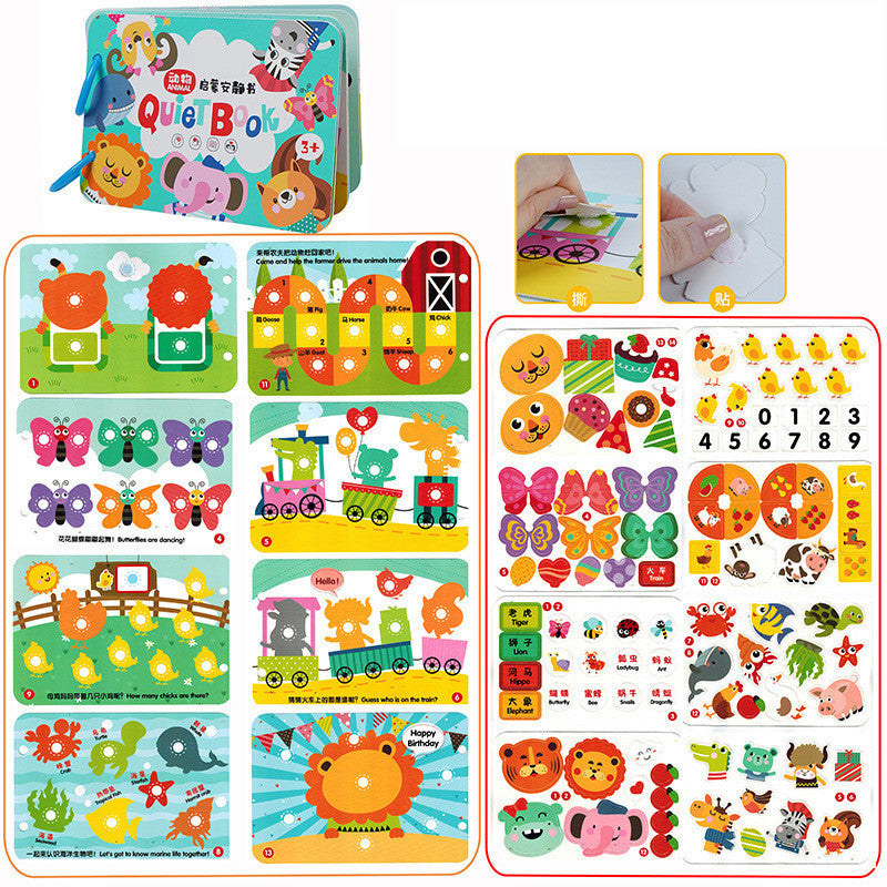 Puzzle Enlightenment Early Education Quiet Book Toy