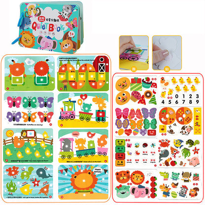 Puzzle Enlightenment Early Education Quiet Book Toy