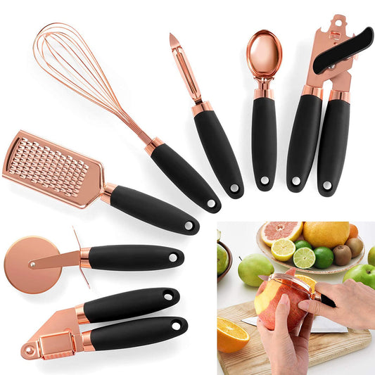 ステンレス製キッチン用品7点セット