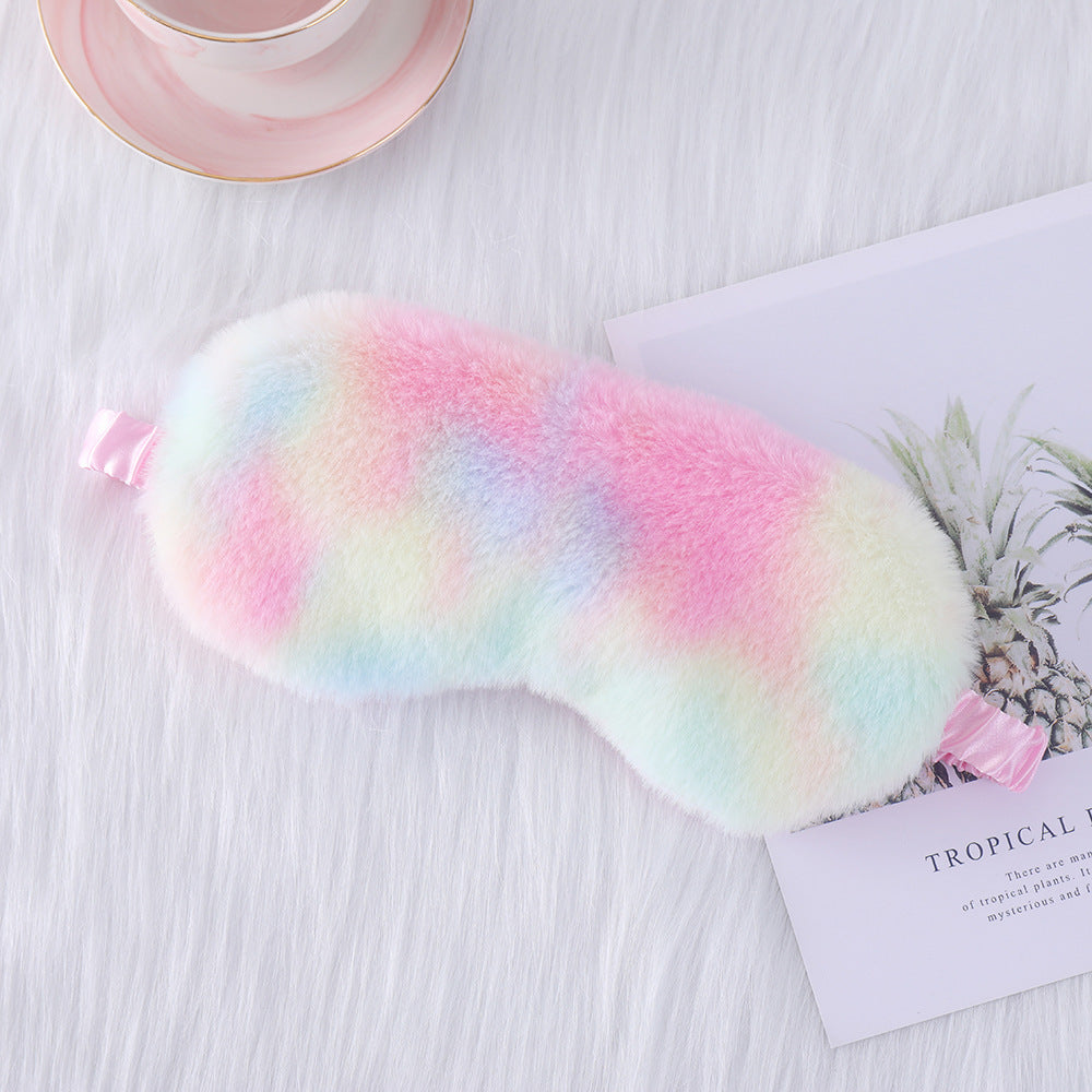 Rabbit Fur Eye Mask Autumn And Comfortable