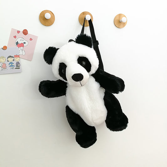 Cute Panda Small Backpack Boys And Girls