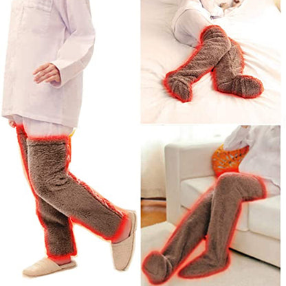 Over Knee High Fuzzy Socks Cold Leg