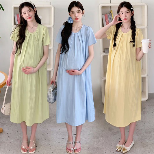 Loose Summer Wind Pregnant Dress
