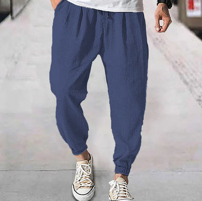 Casual Loose Men'S Summer Ankle Banded Pants