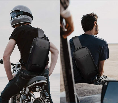 Sling Bag, Waterproof Men'S Chest Bag Shoulder