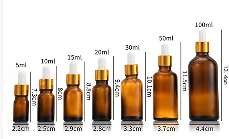 Glass Fine Oil Bottle Avoid Light Glue