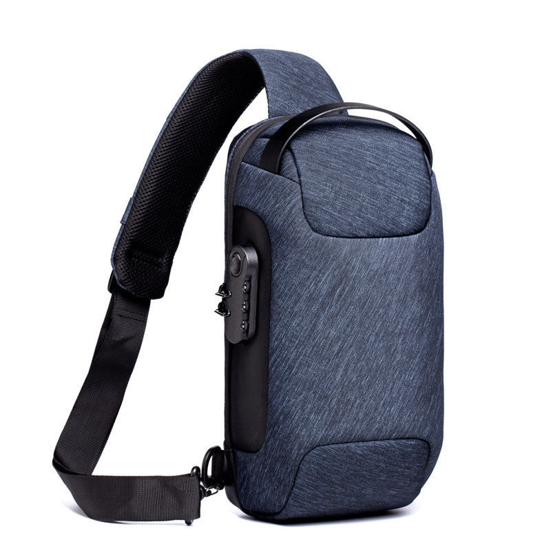 Sling Bag, Waterproof Men'S Chest Bag Shoulder