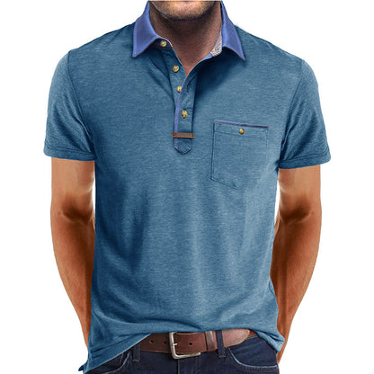 European And American Men'S Clothing Short Sleeve