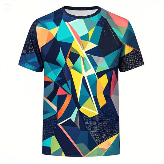 Summer Short Sleeve Men'S Sports Casual Quick-Drying