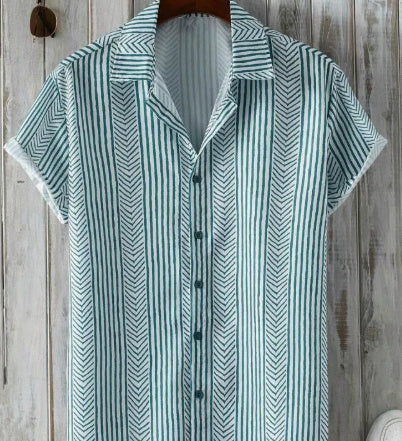 Men'S Hawaiian Digital Printing Shirt