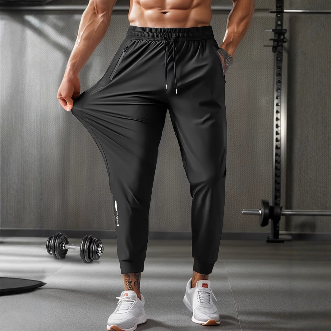 Men'S Running Pants Ice Silk Summer Quick-Drying