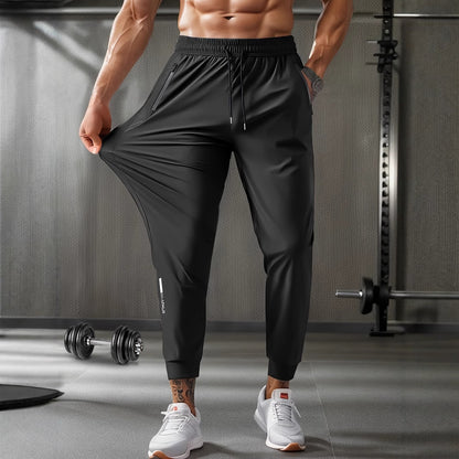 Men'S Running Pants Ice Silk Summer Quick-Drying