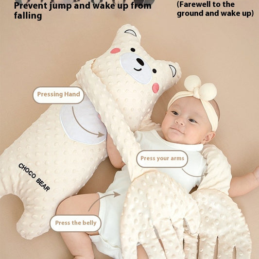 Baby'S Wheat Palm Holding Wheat Sleeping Chair