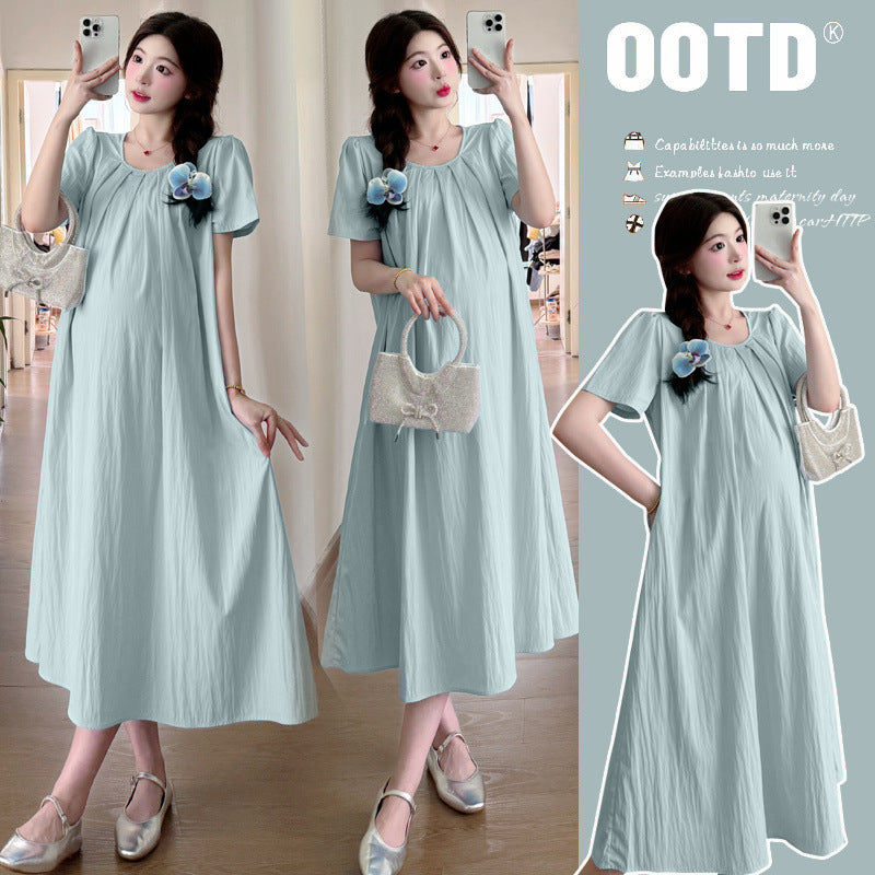 Loose Summer Wind Pregnant Dress