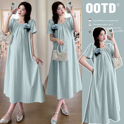 Loose Summer Wind Pregnant Dress